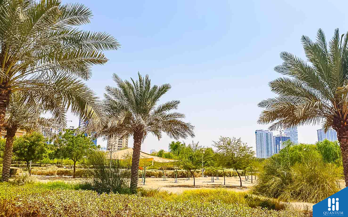 حديقة في قرية جميرا الدائرية