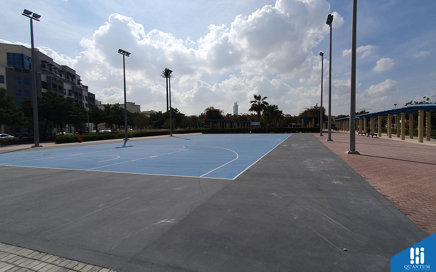 sports courts near Al Burooj Residence 4
