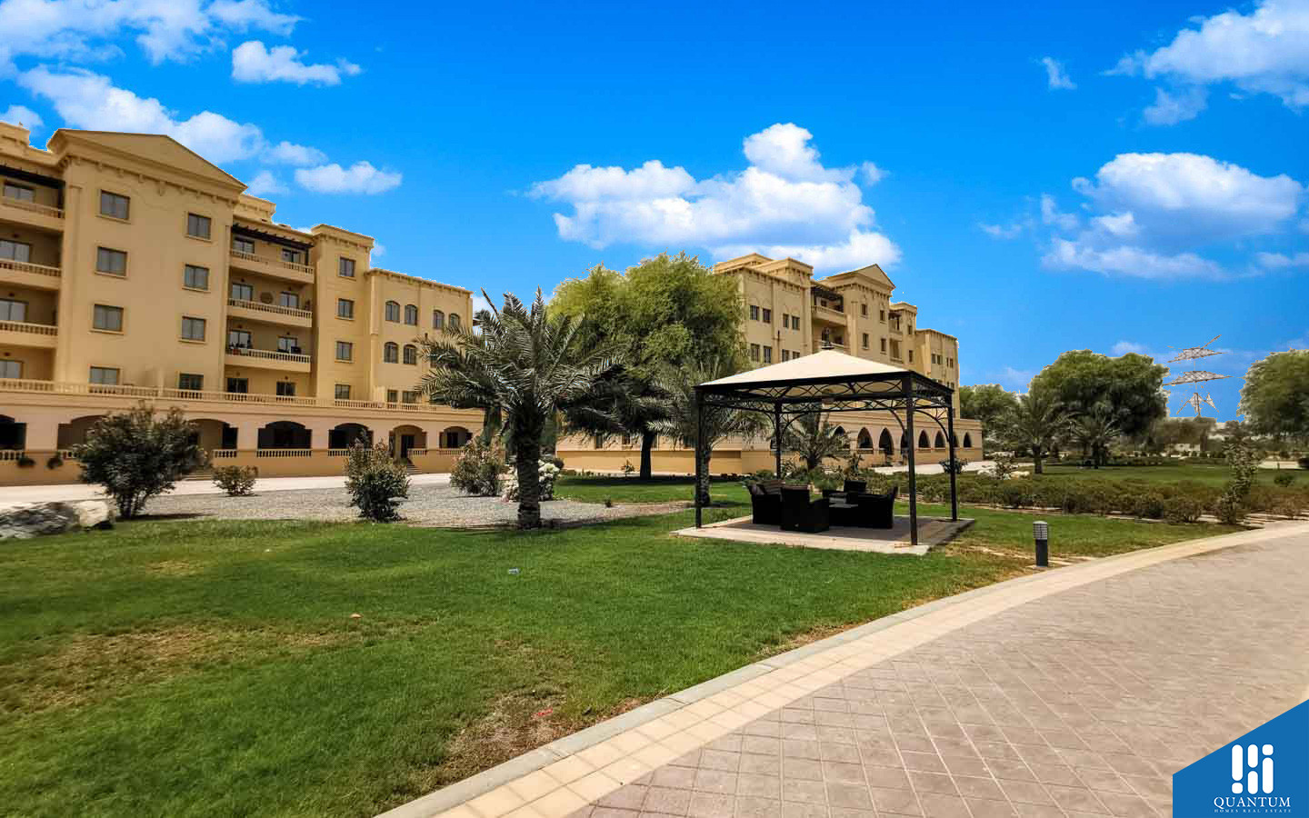 view of buildings in living legends