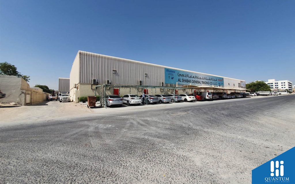 Commercial buildings in Al Qusais Industrial Area