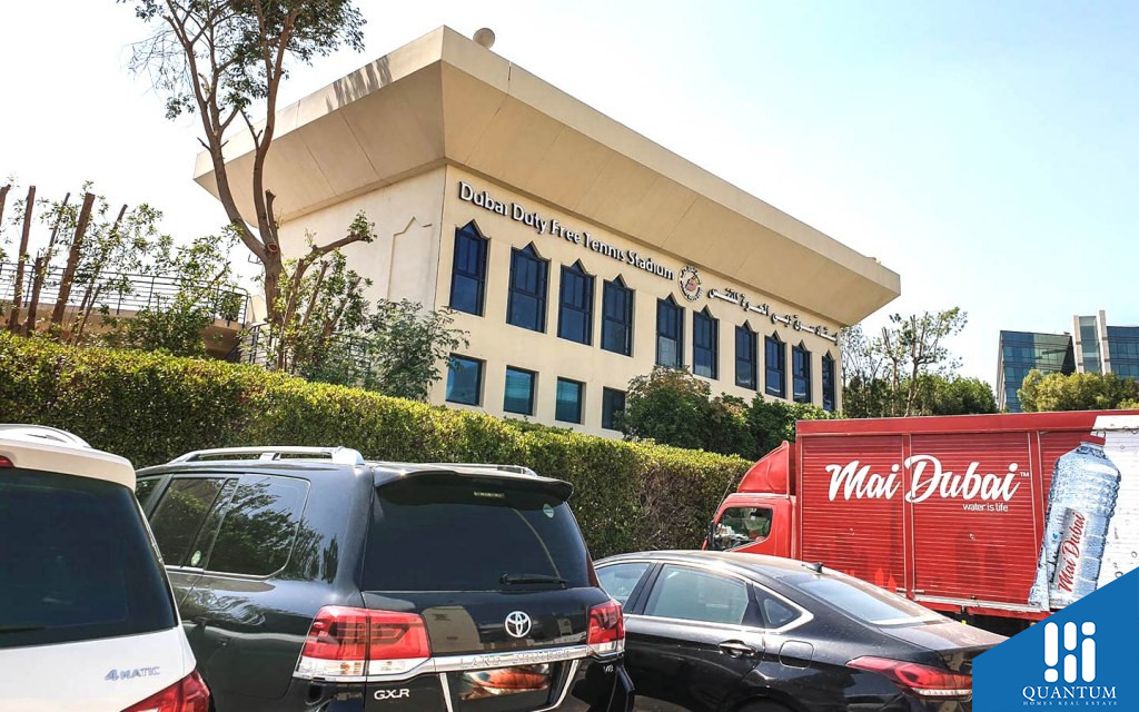 Dubai Duty Free Tennis Stadium in Al Garhoud