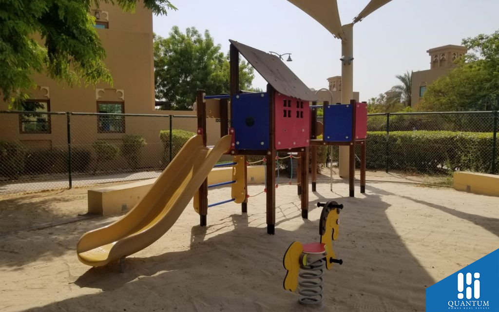 park and playground in dubai style