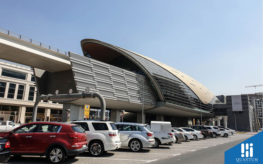 GGICO Metro station in Al Garhoud