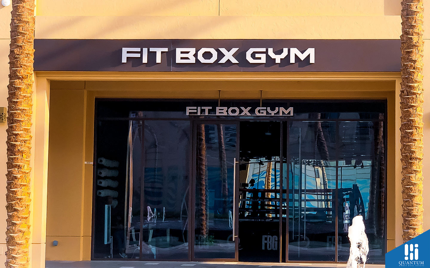 entrance of Fit Box Gym