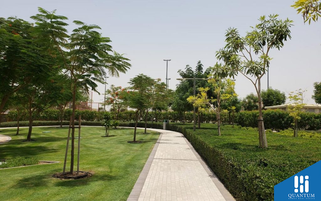 A view of park in Oud Al Muteena