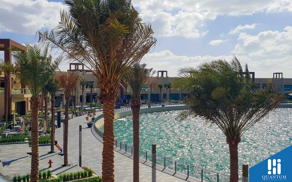 ممشى في ذا بوينت في نخلة جميرا في دبي