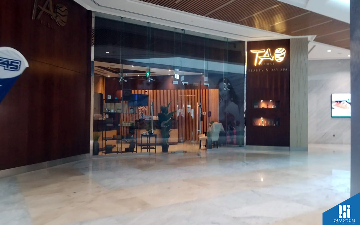 entrance of Tao Spa and Beauty Center