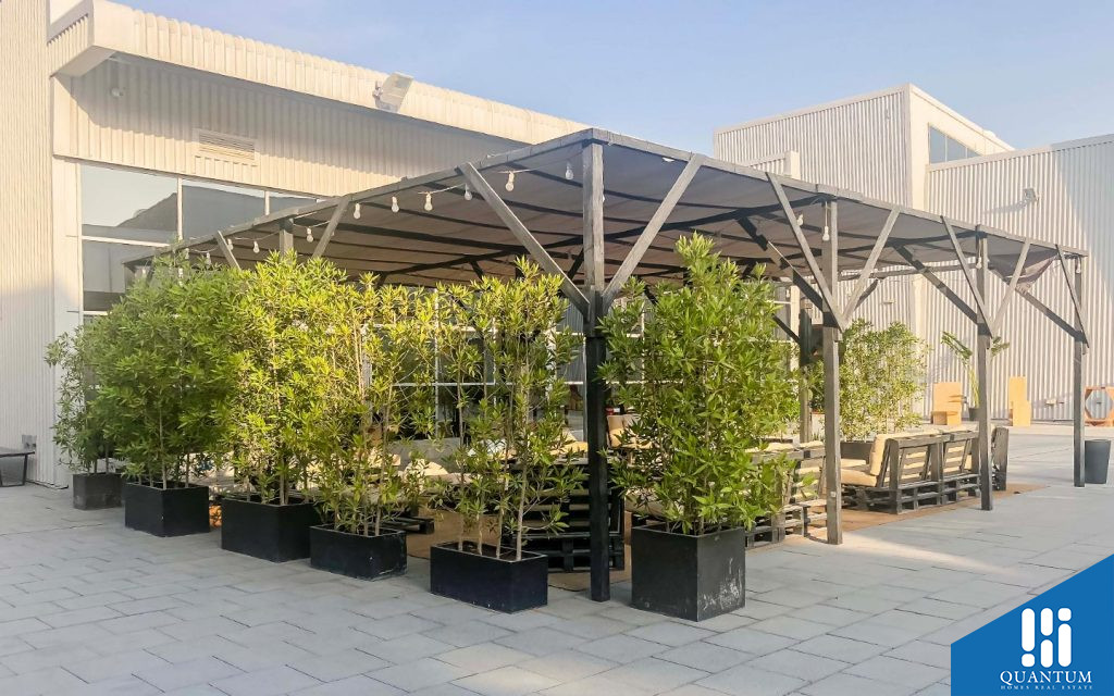 beautiful seating area in Alserkal Avenue near maple 3