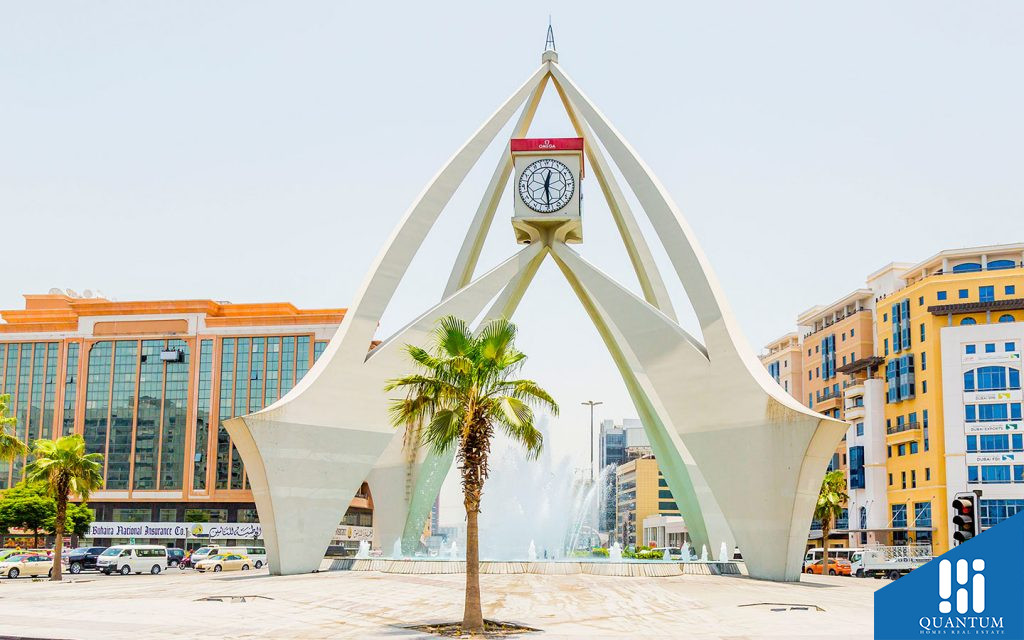 clock tower near oud al muteena