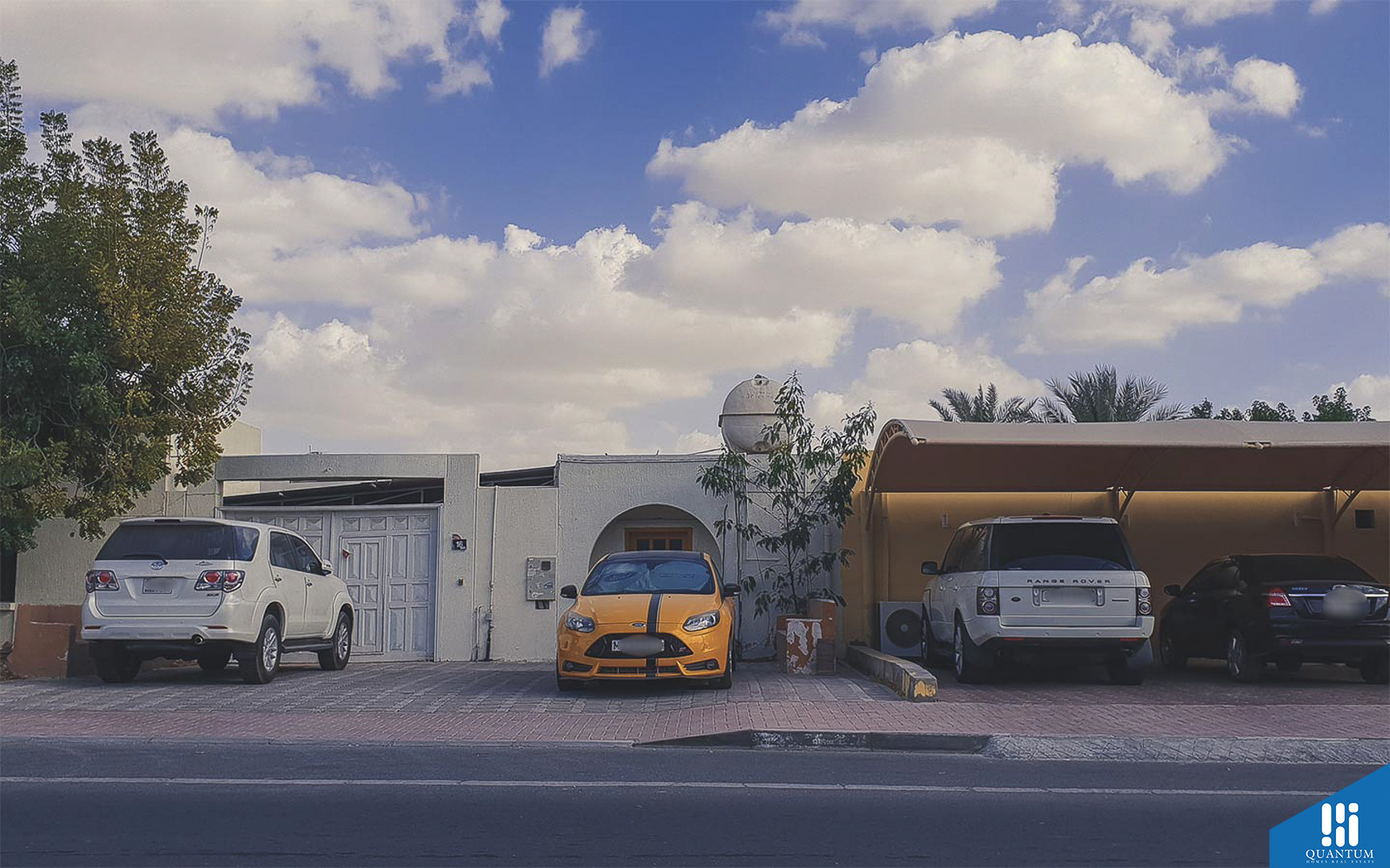 Parking spaces in the Al Qusais community