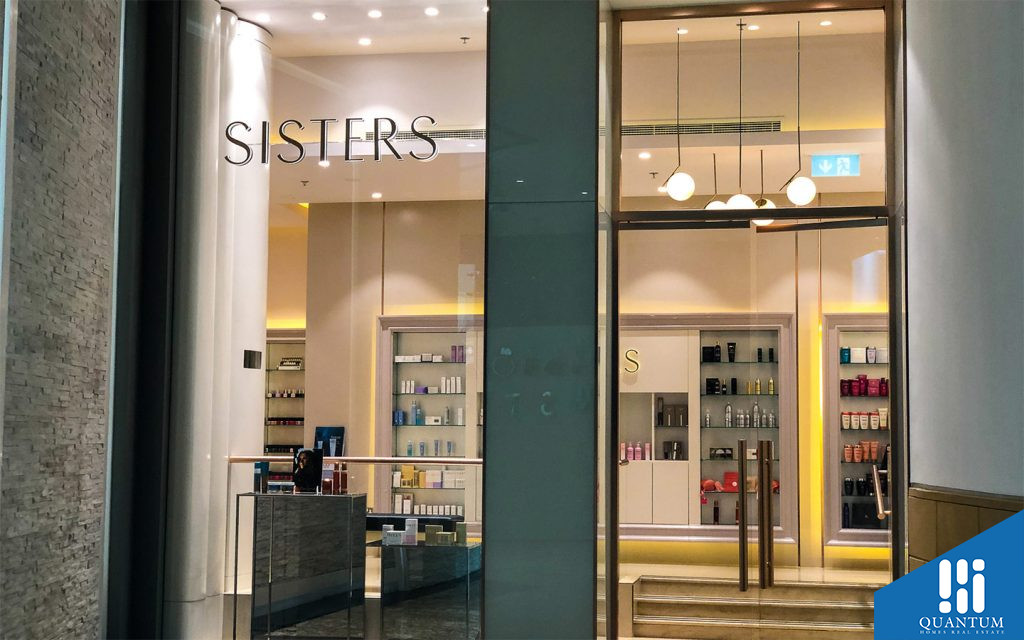 sisters beauty lounge entrance in city centre mirdif