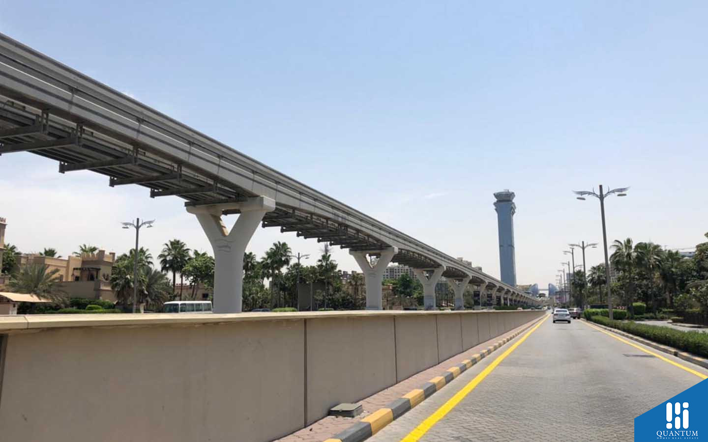 street view of Palm Jumeirah Monorail