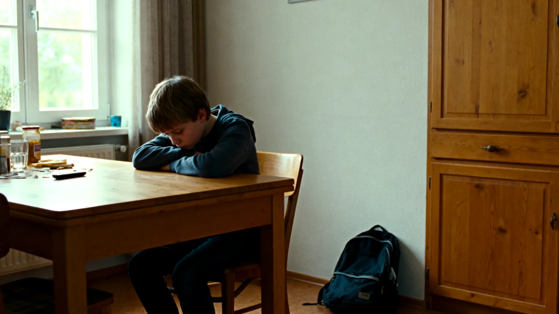 Der Großvater setzt seinen Enkelkindern übermäßig hohe Erwartungen in der Schule und bei außerschulischen Aktivitäten, überzeugt davon, dass strenge Anforderungen der beste Weg zum Erfolg sind. Die Kinder fühlen sich ständig unter Druck gesetzt und haben Angst, ihn zu enttäuschen, was zu Stress, Schlafproblemen und einem wachsenden Gefühl der Unzulänglichkeit führt."