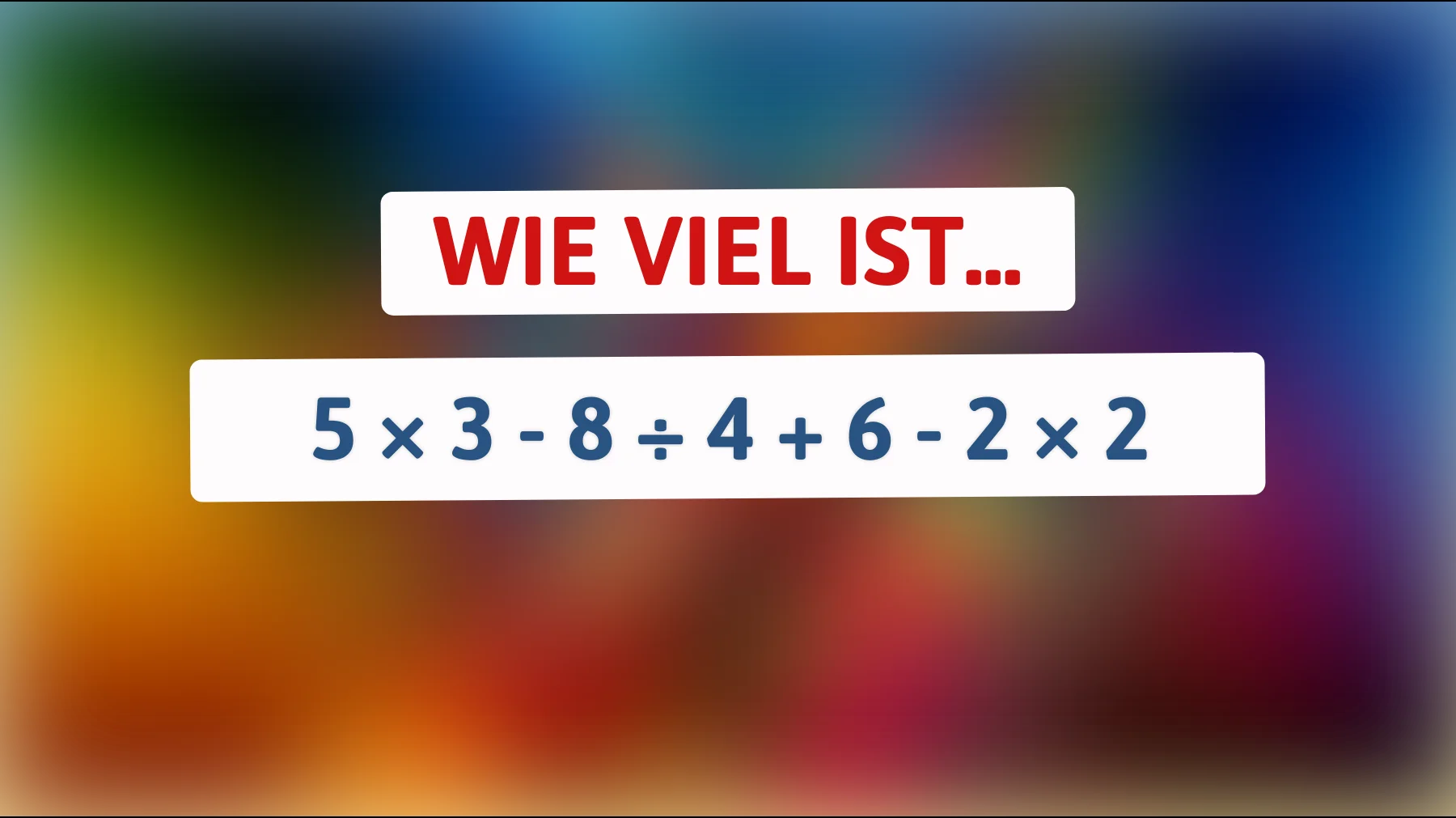 Nur 1 von 100 schafft dieses simple Mathe-Rätsel – gehörst du dazu?"