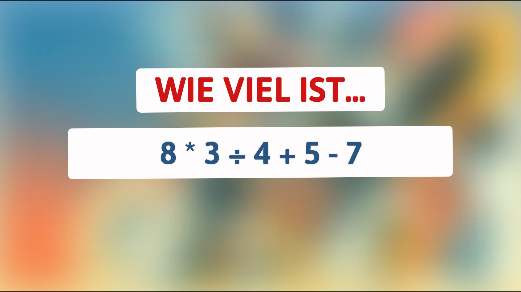 nur 1 von 10 schafft dieses simple mathe-rätsel – gehörst du dazu?"
